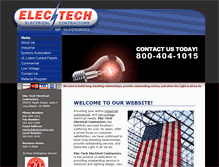 Tablet Screenshot of electechca.com
